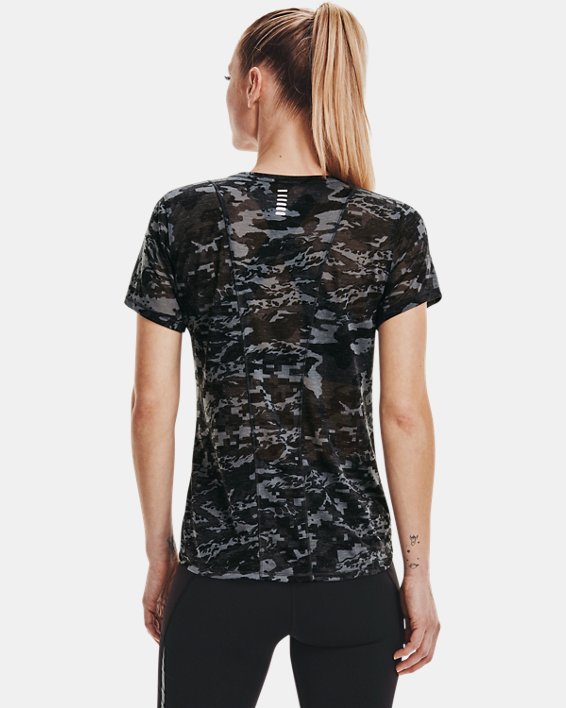Camiseta de manga corta UA Breeze Run para mujer, Black, pdpMainDesktop image number 1